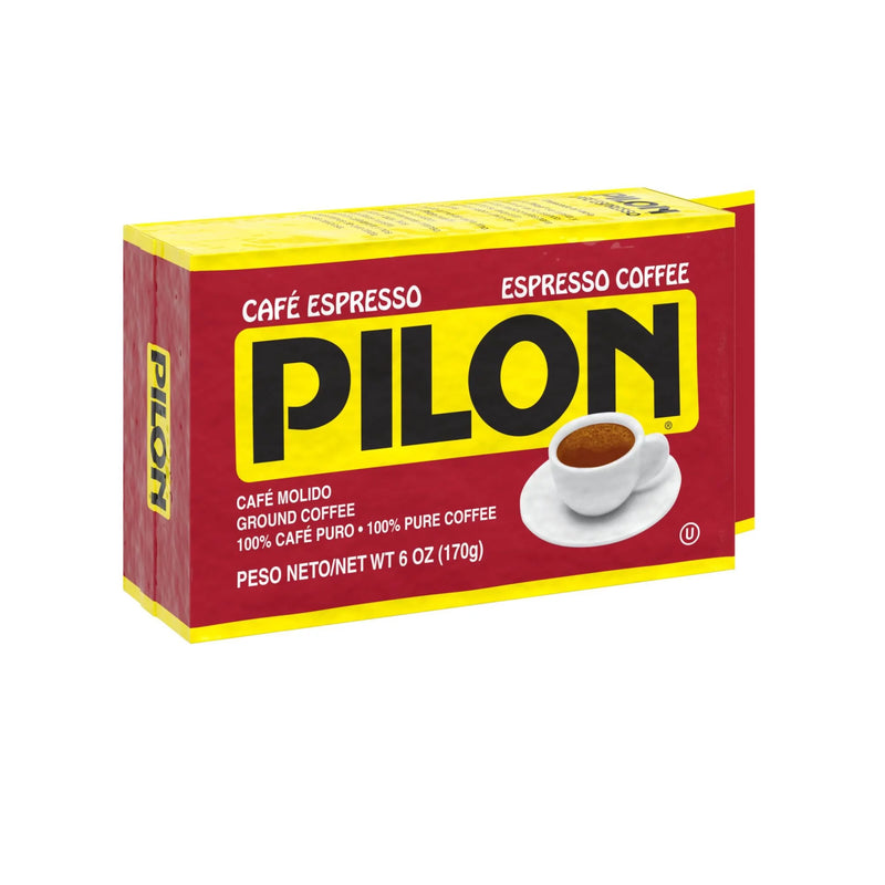 Cargue la imagen en el visor de la galería, cafe pilonPilon Ground Espresso Coffee, 6-Ounce Brick
