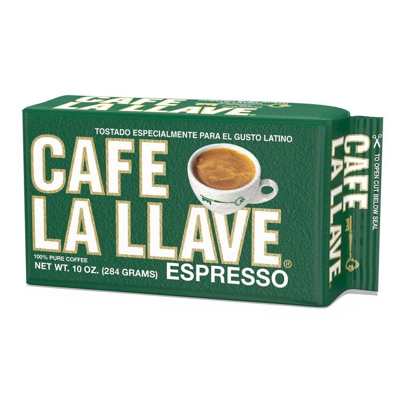 Cargue la imagen en el visor de la galería, La Llave Espresso Dark Roast Ground Coffee, 10 Oz
